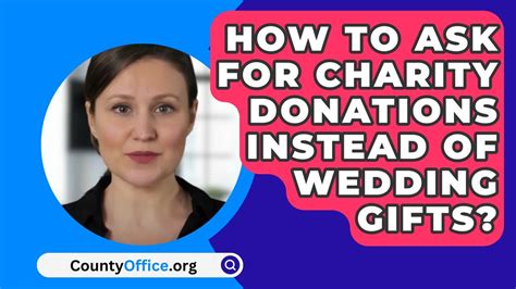 How to Ask for Charity Donations Instead of Wedding .